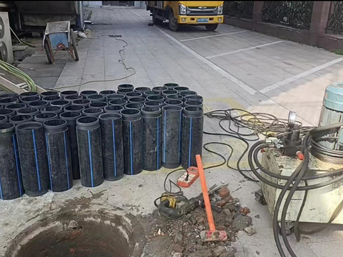 本号镇PE置换管厂家 DN315置换管 非开挖管短管置换